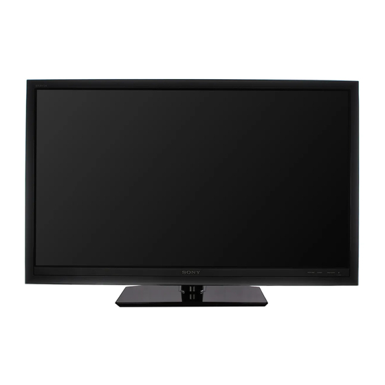 Sony BRAVIA KDL-65W5100 Operating Instructions Manual