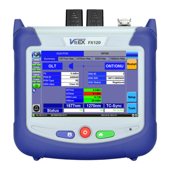 VeEX FX120 User Manual