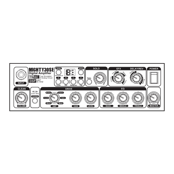 nux MIGHTY30SE Owner's Manual