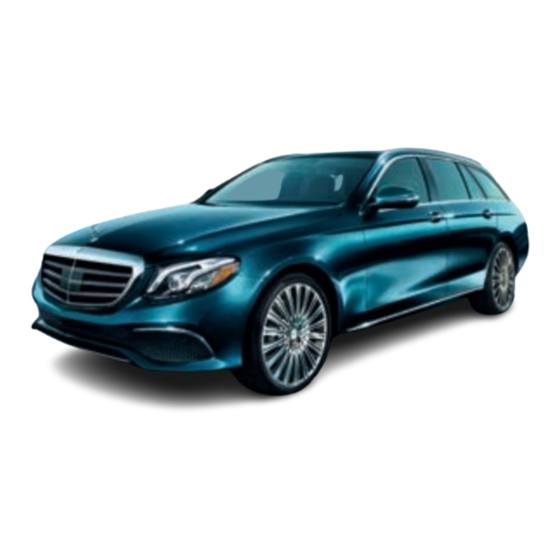 Mercedes-Benz E-Class Wagon Operator's Manual