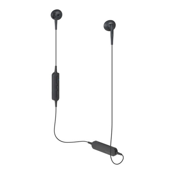 Audio Technica ATH-C200BT Quick Start Manual