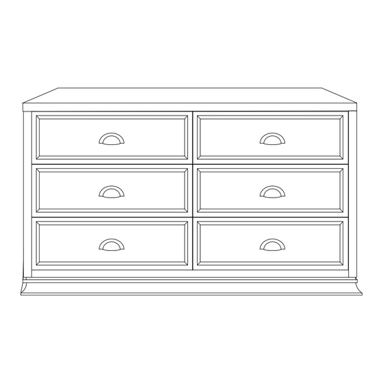 Franklin & Ben Mason Double Dresser 5616 Assembly And Operation Manual