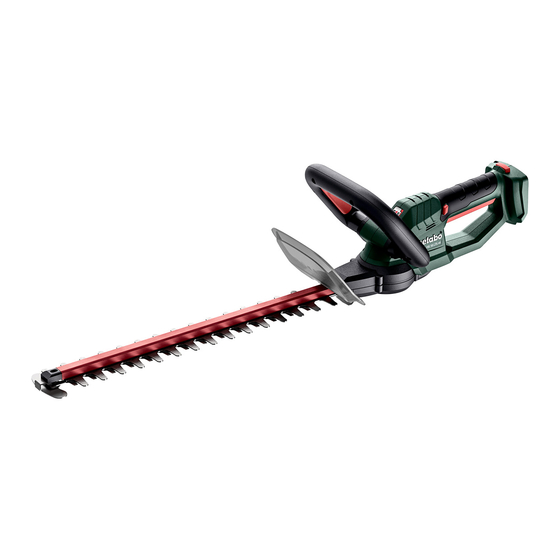 Metabo HS 18 LTX 45 Original Instruction