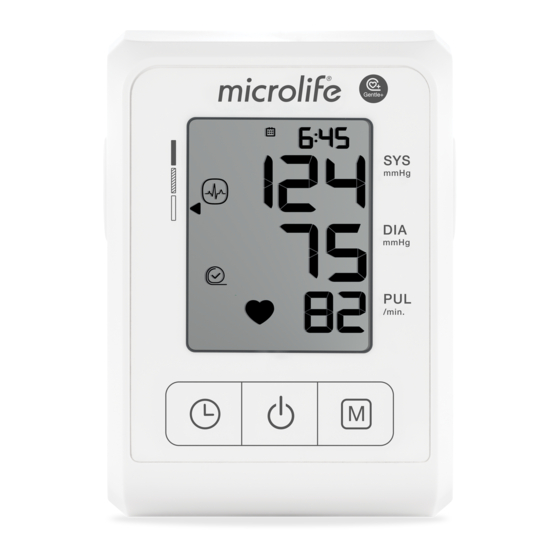 Microlife BP B1 Classic Manual