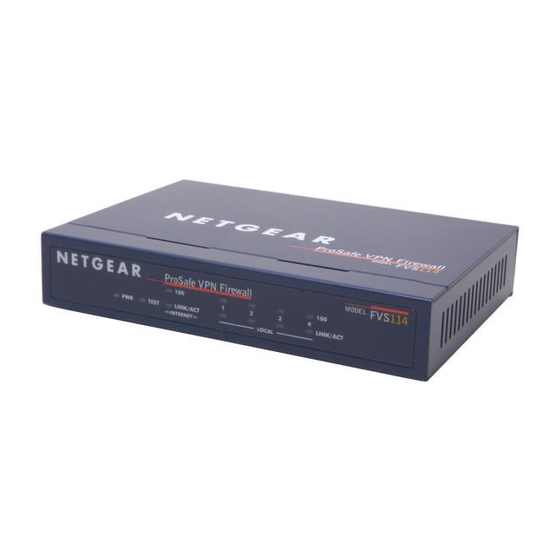 NETGEAR ProSafe FVS114 Specifications