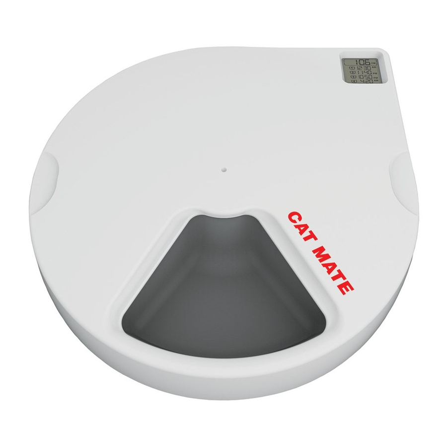 CAT MATE C500 Automatic Pet Feeder with Digital Timer Manual