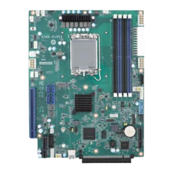 Advantech ASMB-610V3 Manuals