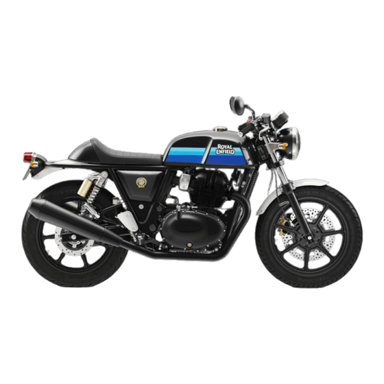 Royal Enfield Continental GT 650 Twin 2023 Owner's Manual