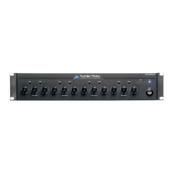 AUSTRALIAN MONITOR AMIS604 Specifications