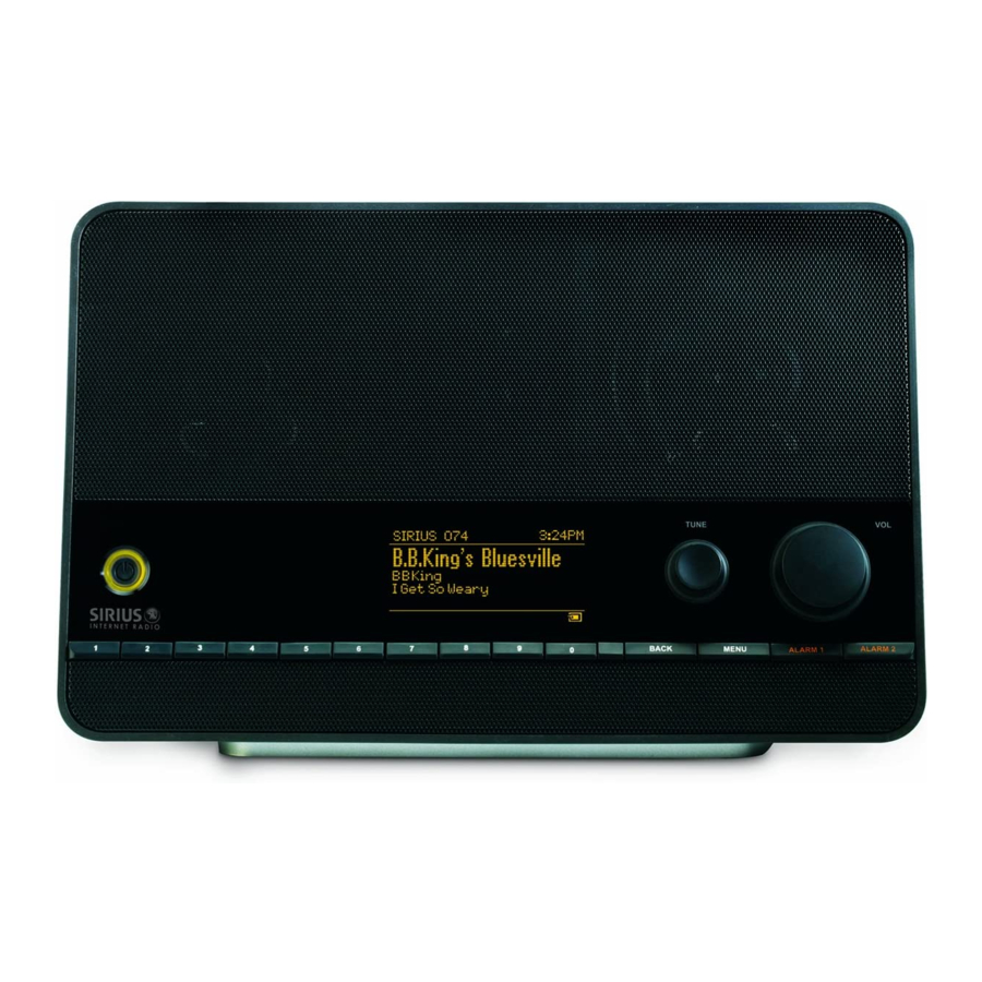 Sirius XM RAdio TTR1 User Manual