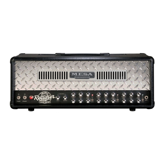 Mesa/Boogie SUBWAY BASS DI PREAMP Owner's Manual
