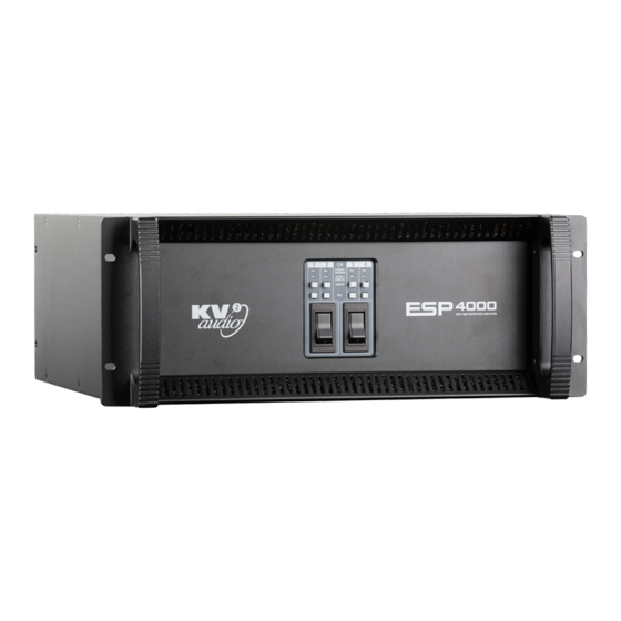 KV2 Audio ESP4000 User Manual