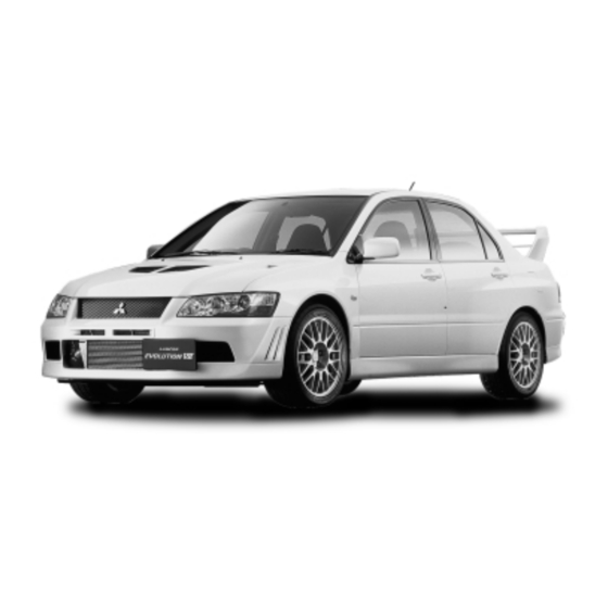 Mitsubishi MOTORS Lancer Evolution-VII 2001 Manuals