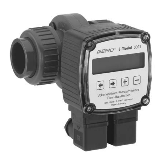 Gemu 3021 Installation, Operating And Maintenance Instructions