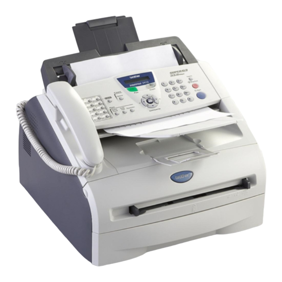 Brother FAX-2820 User Manual