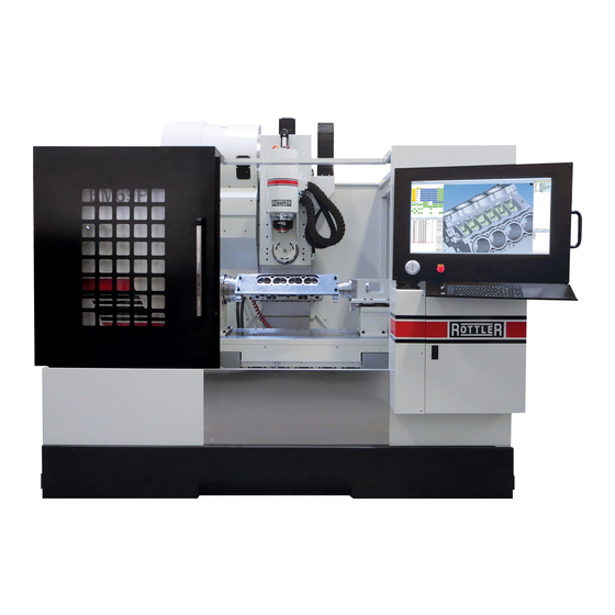 Rottler EM69P CNC 5 AXIS Installation Manual