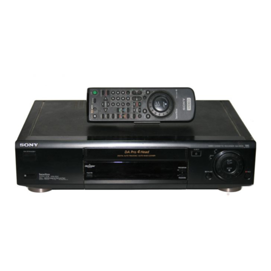 Sony SLV-E570EE Service Manual