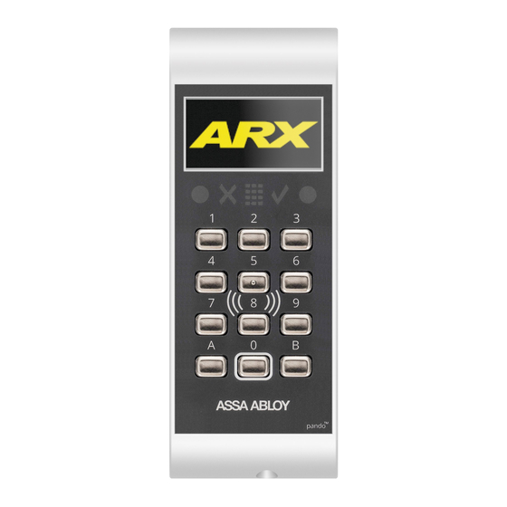 Assa Abloy Pando S559686085 Quick Start Manual