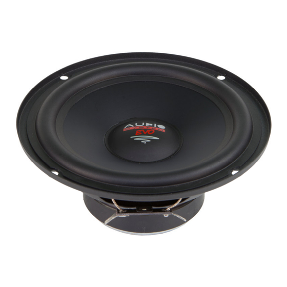 Audio System XFIT EVO2 Manual