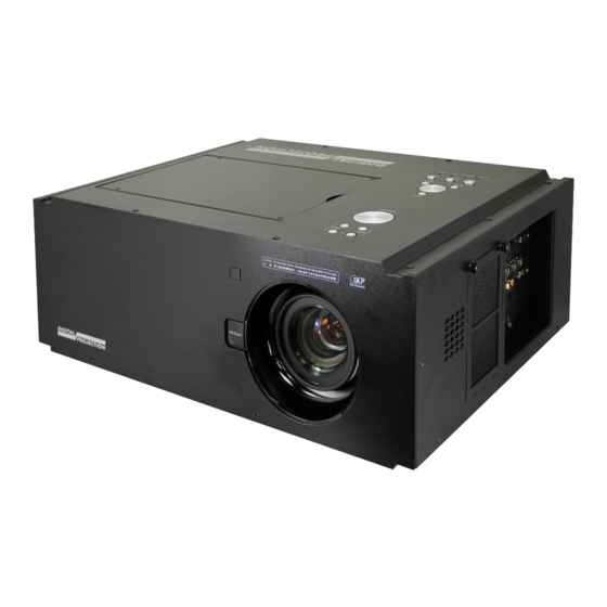 Digital Projection E-Vision WXGA 7000 Manual
