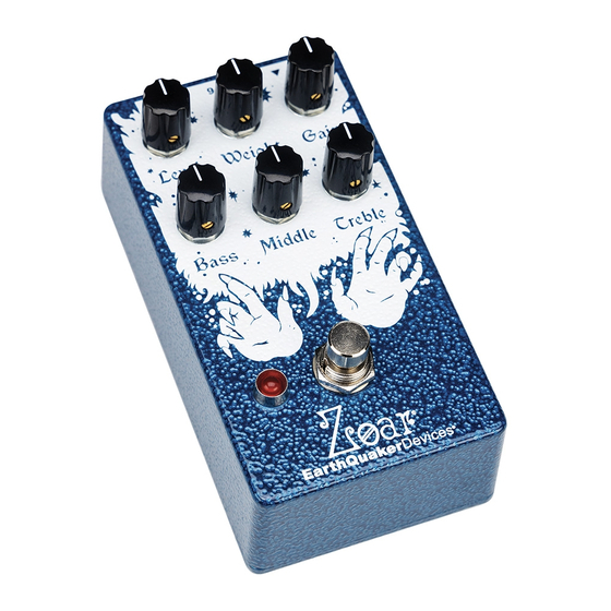 EarthQuaker Devices Zoar Manual