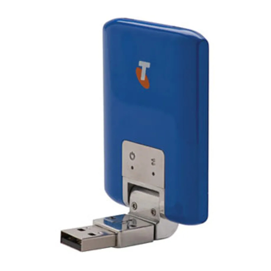 Sierra Wireless Telstra ultimate mobile broadband usb modem Quick Start Manual