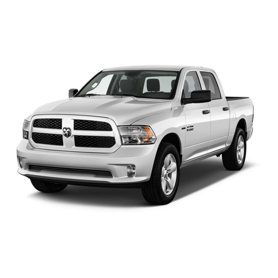 RAM TRUCK 2500 2013 Owner's Manual
