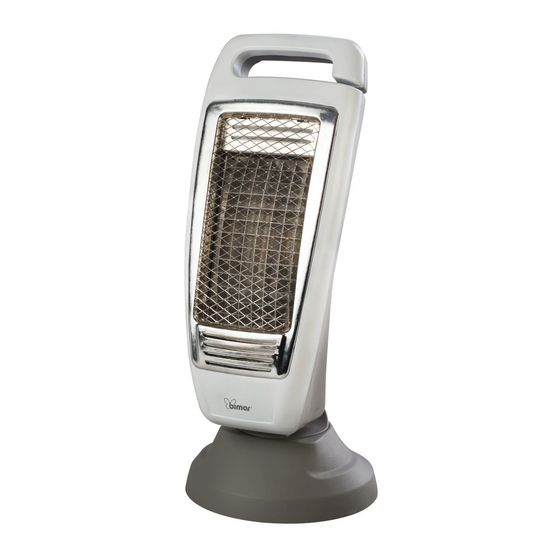 User Manuals: Bimar S246.EU Electric Radiant Heater
