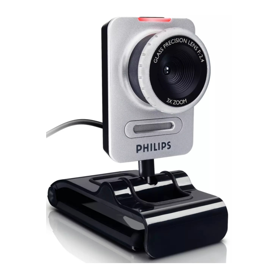Philips SPC630NC/00 Webcam Features Manuals