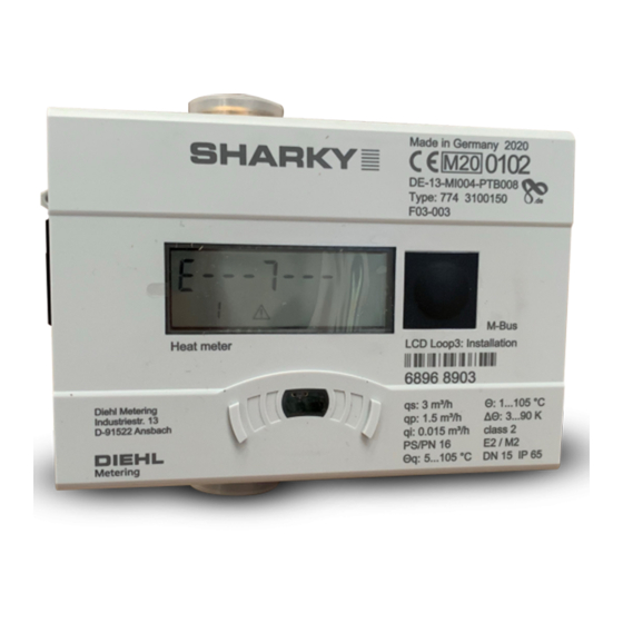 Diehl Metering SHARKY 774 COMPACT Installation Manual