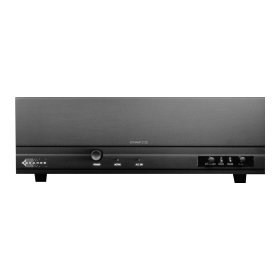 Sonance CINEMA TWO SUB SYSTEM Installation Instructions Manual