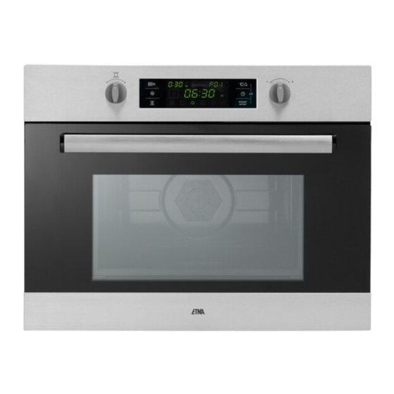 ETNA CM144RVS Instructions For Use Manual