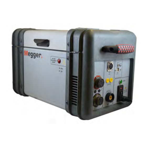 Megger MWA3 Series Instruction Manual