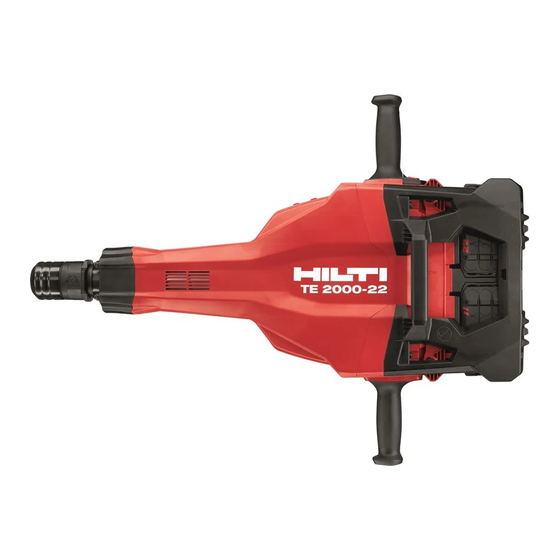 Hilti NURON TE 2000-22 Manual