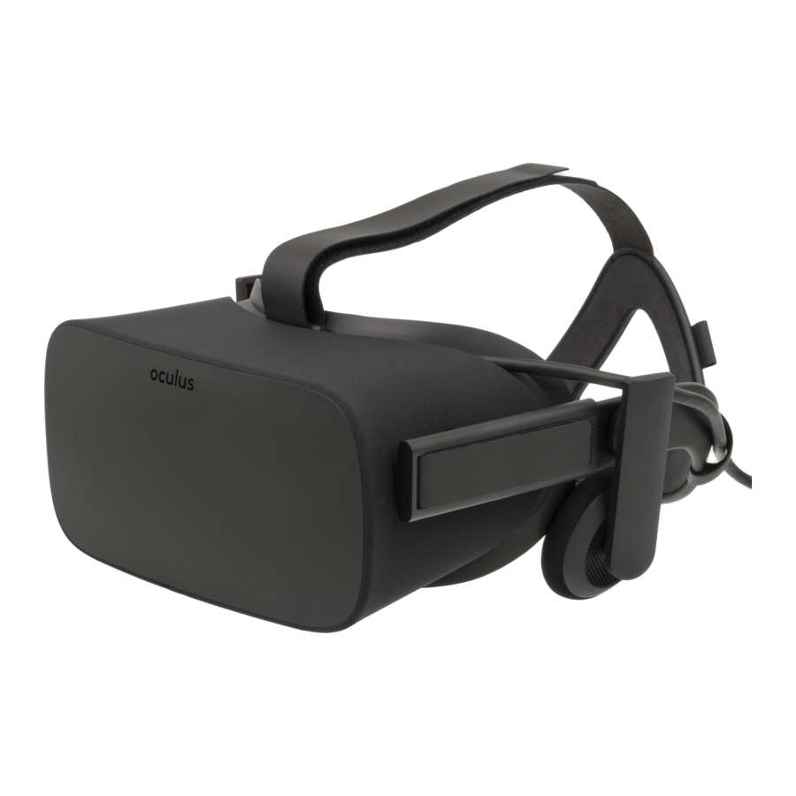 Oculus VR Rift Manual | ManualsLib