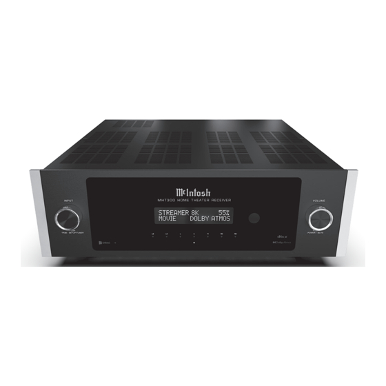 McIntosh MHT300 Owner's Manual