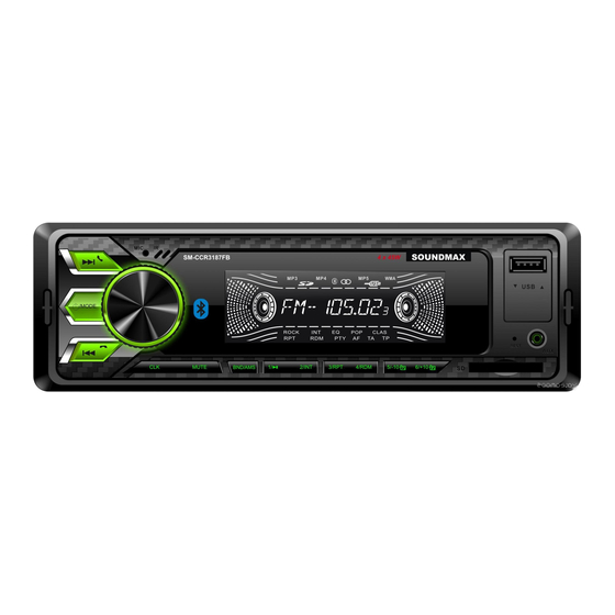SoundMax SM-CCR3187FB Instruction Manual