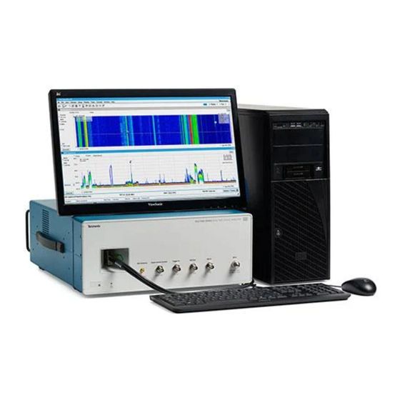 Tektronix RSA7100 Series Instructions