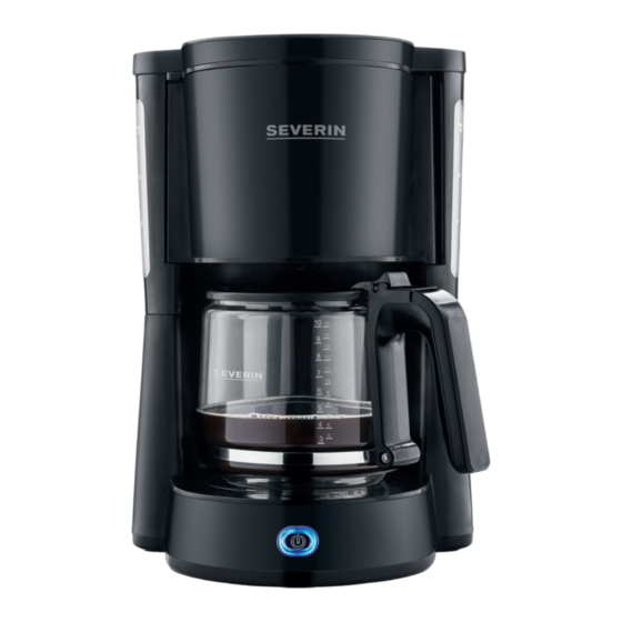 SEVERIN KA 4823 Instructions For Use Manual