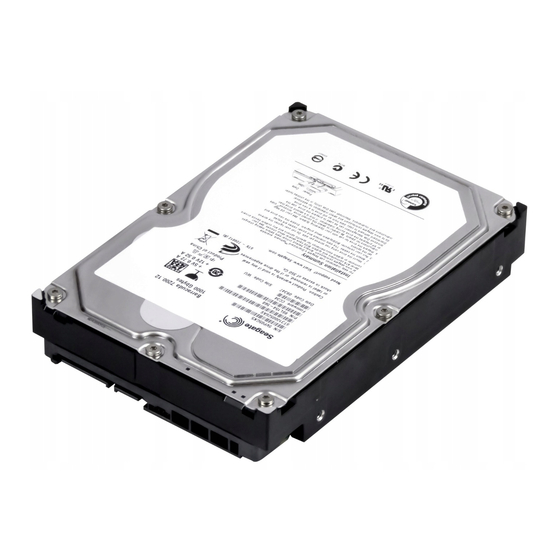 Seagate BARRACUDA 7200.12 ST3320418AS Manuals