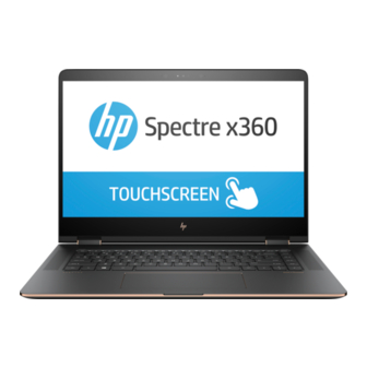 HP Spectre x360 Maintenance And Service Manual
