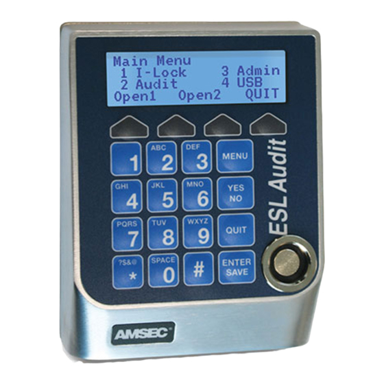 AMSEC ESLAudit Operating Instructions Manual
