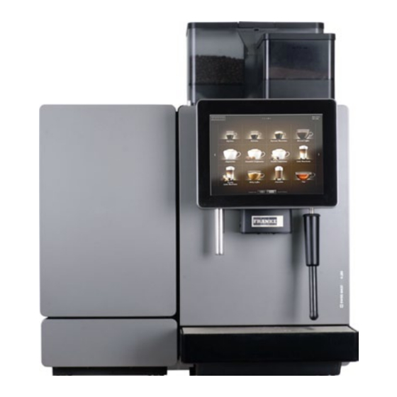Franke A800 User Manual