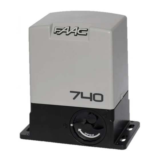 FAAC 740-24V Manual