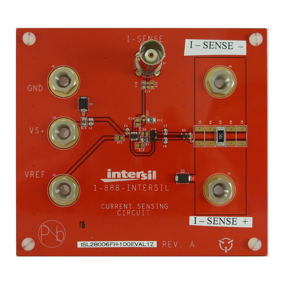 Renesas ISL28006 EVAL1Z Series Manual