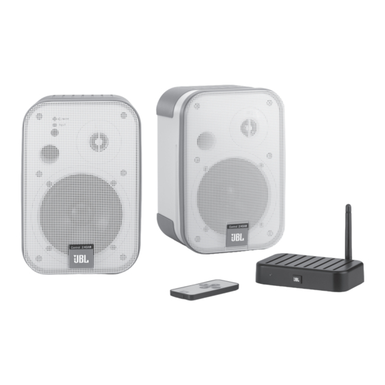 JBL CONTROL 2.4G AW Owner's Manual