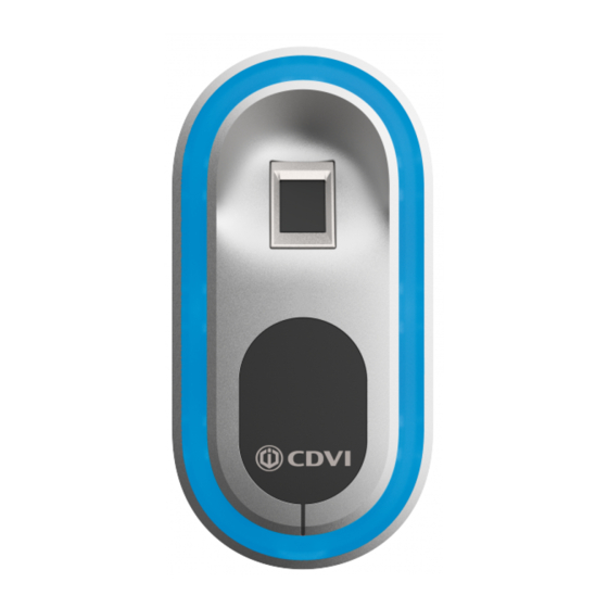 CDVI BIOSYS 1 Installation Manual