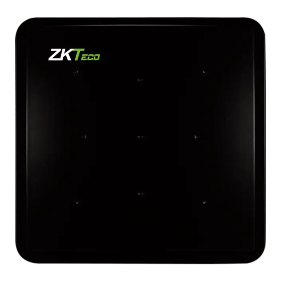 ZKTeco U1000F Installation Manual