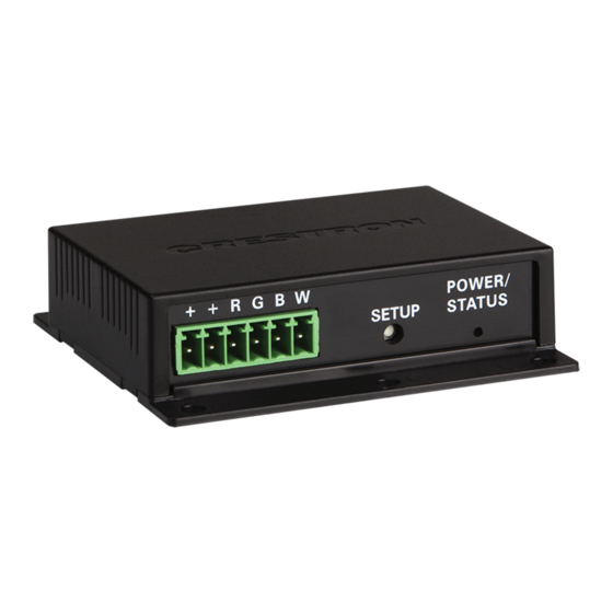 Crestron CLC-1LEDPWM-RGBW-EX User Manual