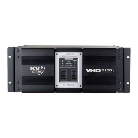 KV2 Audio VHD5 Series User Manual
